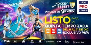 ENTRADAS A LA VENTA PARA LA FIH PRO LEAGUE EN SANTIAGO DEL ESTERO